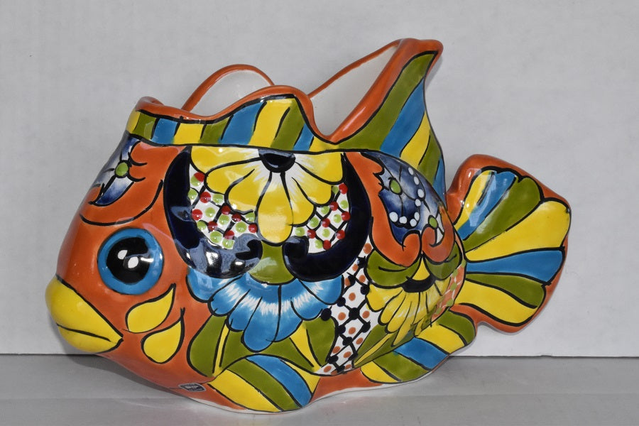 Small Fish Talavera Planters – Sol de Mexico Imports