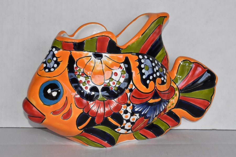 Small Fish Talavera Planters – Sol de Mexico Imports