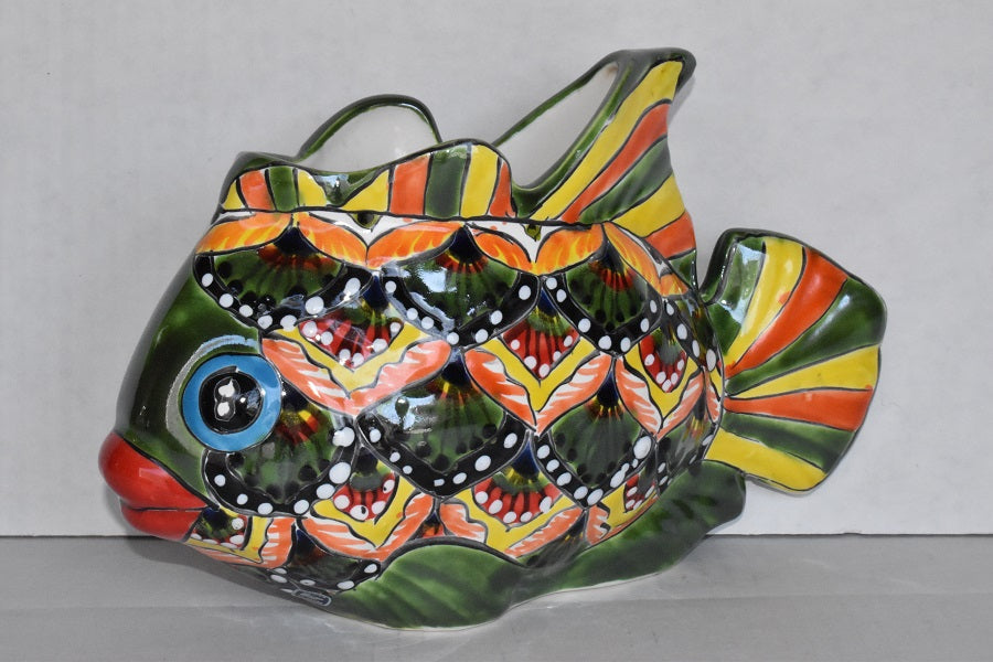 Small Fish Talavera Planters – Sol de Mexico Imports