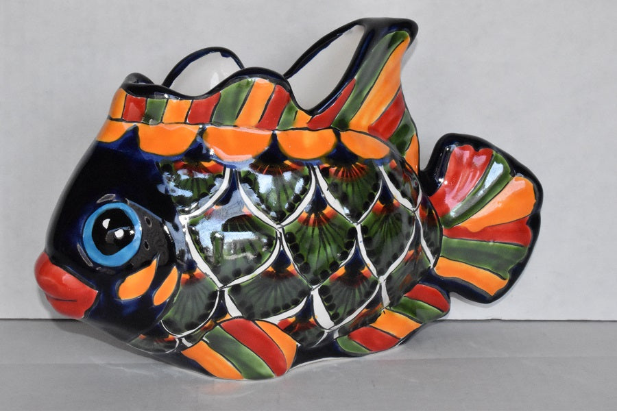 Collection Small Fish Talavera Planters – Sol de Mexico Imports