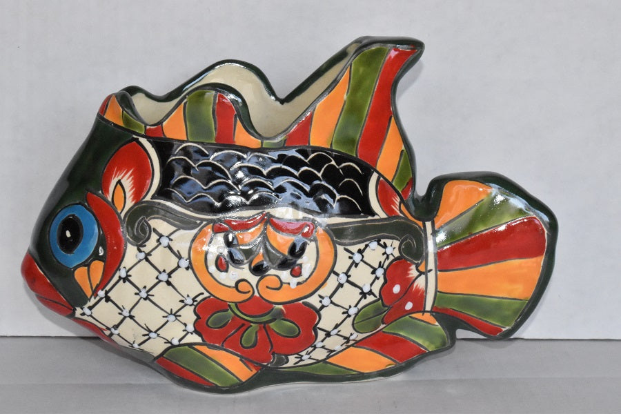 Collection Small Fish Talavera Planters – Sol de Mexico Imports