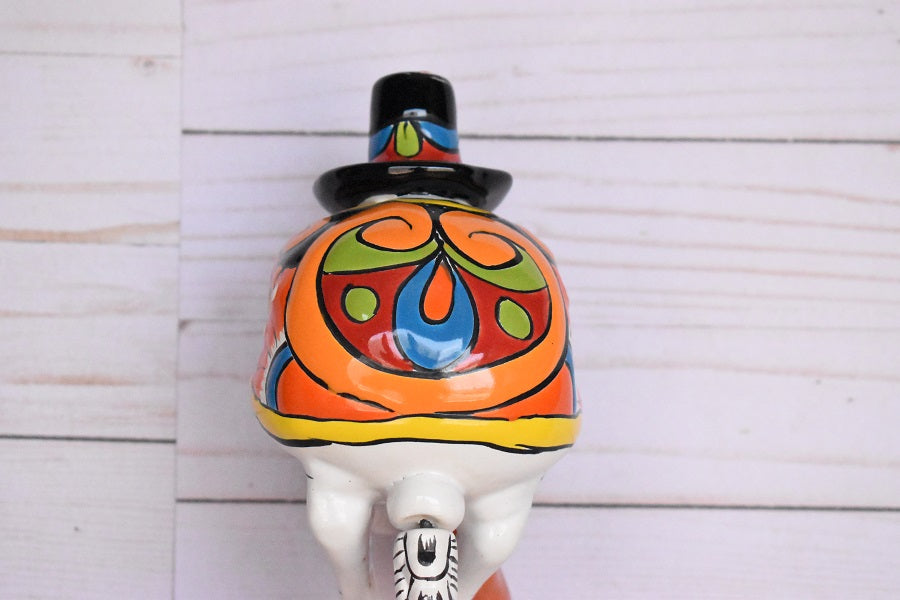 DAY OF THE DEAD "EL CATRIN"-HANDCRAFTED TALAVERA CERAMIC