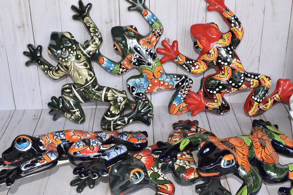 Talavera Frogs.small Talavera Frogs.mini Frogs.frog Collection.frog  Figurines.frog Decor.small Frogs.frog Art.frog Lover.frog 