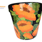 Ceramic flowerpot, Classic Sunflower Design